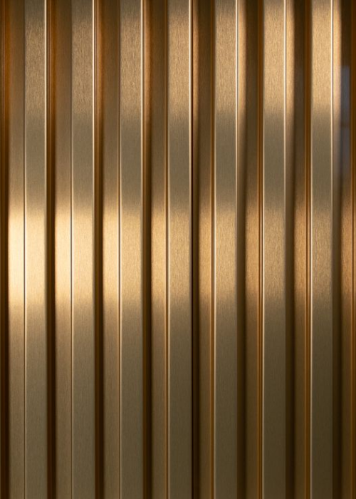 Metallic Fluted Panels